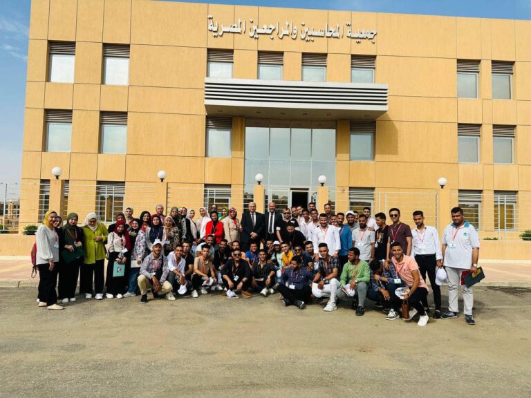 استقبال وفد كلية التجارة جامعة اسيوط بمقر الجمعية